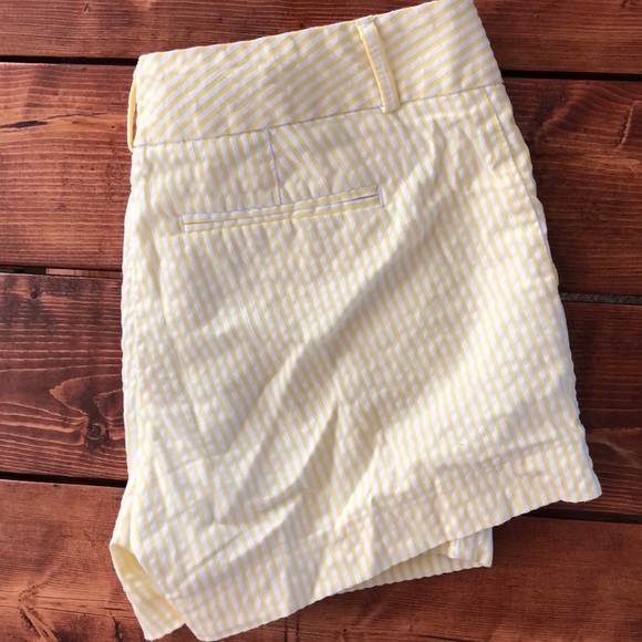 Banana Republic Yellow Seersucker Shorts - Picture 3 of 3